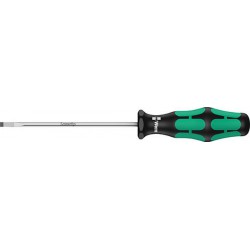 Tournevis plat à lame ronde, Larg. : de la lame : 3,0* mm, Épais. : de la lame 0,5 mm, Long. de la lame 80 mm, Long. totale : 161 mm