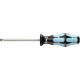 Tournevis plat en acier inoxydable, Larg. : de la lame : 4,0 mm, Épais. : de la lame 0,8 mm, Long. de la lame 100 mm, Long. totale : 198 mm