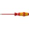 Tournevis plat VDE, Larg. : de la lame : 6,5 mm, Épais. : de la lame 1,2 mm, Long. de la lame 150 mm, Long. totale : 255 mm, Ø de la lame : 5,5 mm
