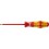 Tournevis plat VDE, Larg. : de la lame : 10,0 mm, Épais. : de la lame 1,6 mm, Long. de la lame 200 mm, Long. totale : 312 mm, Ø de la lame : 8,0 mm