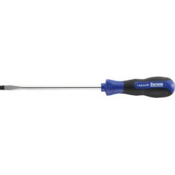 Tournevis plat avec lame ronde, Larg. : de la lame : 2,5* mm, Épais. : de la lame 0,4 mm, Long. de la lame : 75 mm, Long. totale : 179 mm