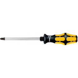 Tournevis cruciforme PH (tournevis-burin), Dimensions : PH 1, Long. de la lame 80 mm, Long. totale 178 mm, Lame à 6 pans : 5 mm