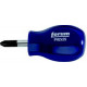 Tournevis cruciforme PH court, Dimensions : PH 1, Long. de la lame 25 mm, Long. totale 79 mm, Ø de la lame : 4,5 mm