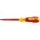 Tournevis cruciforme PH VDE, avec lame ronde, Dimensions : PH 1, Long. de la lame 80 mm, Long. totale 185 mm, Ø de la lame : 6,3 mm