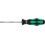 Tournevis cruciforme PZ, avec lame ronde, Dimensions : PZ 2, Long. de la lame 100 mm, Long. totale 205 mm, Ø de la lame : 6,0 mm