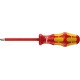 Tournevis cruciforme PZ VDE, avec lame ronde, Dimensions : PZ 1, Long. de la lame 80 mm, Long. totale 178 mm, Ø de la lame : 4,5 mm