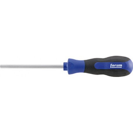 Tournevis à 6 pans, Cote s/plats : 5,0 mm, Long. de la lame 75 mm, Long. totale 186 mm
