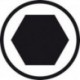 Embout de vissage à choc 3/8" six pans femelle 6mm ASW 1 PCS