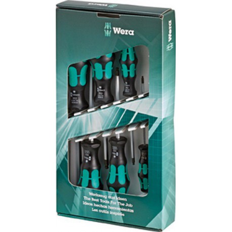 Jeu de tournevis à 6 pans à tête sphérique, 6 pièces, Contenu : 2 3 4 5 6 8 mm