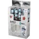 Jeu de tournevis en acier inoxydable, fente/PZ, 6 pièces