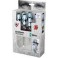 Jeu de tournevis en acier inoxydable, fente/PZ, 6 pièces