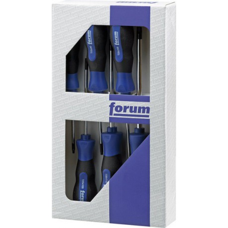 Jeu de tournevis TORX®, 6 pièces, Contenu taille : T 10 T 15 T 20 T 25 T 30 T 40