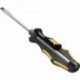 Tournevis cruciforme PZ (tournevis-burin), Dimensions : PZ 2, Long. de la lame 100 mm, Long. totale 205 mm, Lame à 6 pans : 6 mm