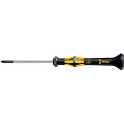 Tournevis électronique ESD cruciforme PH, Dimensions : PH 0, Long. de la lame 60 mm, Long. totale 157 mm