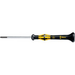 Tournevis électronique ESD TORX®, avec alésage, Dimensions : T 9, Long. de la lame 60 mm, Long. totale 157 mm