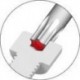 Tournevis TORX® avec porte-vis, Dimensions : T 8, Long. de la lame 60 mm, Long. totale 164 mm