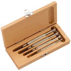 Jeu de tournevis d'horloger, 4 pièces