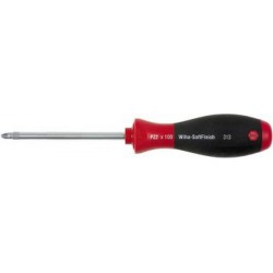 Tournevis cruciforme PZ, avec lame ronde, Dimensions : PZ 2, Long. de la lame 100 mm, Long. totale 218 mm, Ø de la lame : 6,0 mm