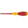 Tournevis cruciforme PZ VDE, avec lame ronde, Dimensions : PZ 1, Long. de la lame 80 mm, Long. totale 191 mm, Ø de la lame : 6,3 mm