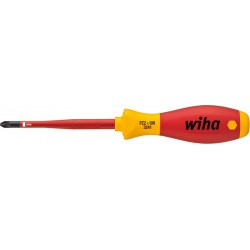 Tournevis VDE cruciforme slimFix PZ, Dimensions : PZ 1, Long. de la lame 80 mm, Long. totale 191 mm, Ø de la lame : 6,3 mm