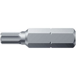 Embout pour vis à 6 pans femelle 5/16'', 30 mm, Cote s/plats : 5 mm