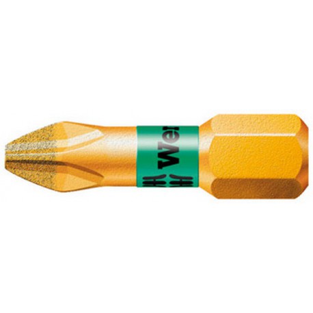 Embout diamant 1/4" DIN3126C6,3 PH3x25mm Wera 1 PCS