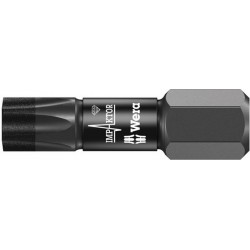 Embout pour vis femelle TORX® 1/4'' Impaktor, 25 mm de long, Dimensions : T 30, Long. totale 25 mm
