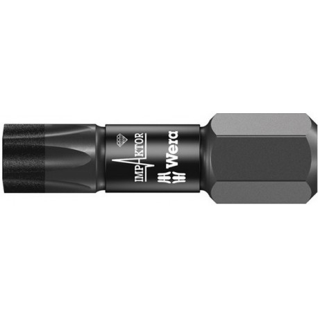 Embout pour vis femelle TORX® 1/4'' Impaktor, 25 mm de long, Dimensions : T 30, Long. totale 25 mm