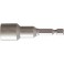 Douille 1/4'', 50 mm de long, métrique, Cote s/plats : 8 mm