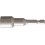 Douille 1/4'', 50 mm de long, métrique, Cote s/plats : 8 mm
