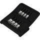 Assortiment de douilles en acier inoxydable 1/4'', 50 mm de long, 8 pièces, Contenu : 5 5,5 7 8 10 13 mm 1/4 3/8 pouce