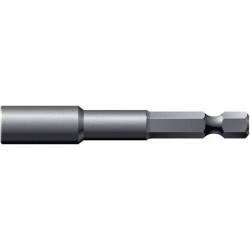 Douille 1/4'', 50 mm de long, en pouces américains, Cote s/plats : 5/16 pouces