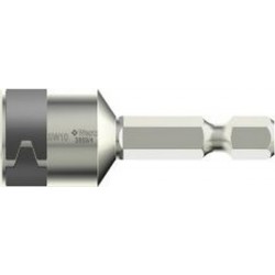 Douille en acier inoxydable 1/4'', 50 mm long, métrique, Cote s/plats : 5 mm