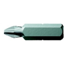 Embout PH pour vis cruciforme 1/4'', semi-dur, Dimensions : PH 4*, Long. totale *32 mm