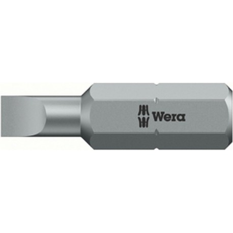 Embout tenace 1/4" DIN3126C6,3 plat 3x0,5x25mm Wera 1 PCS