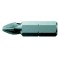 Embout semi-dur, pour vis cruciforme 1/4'' PZ, Dimensions : PZ 0, Long. totale 25 mm