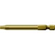 Embout pour vis TORX® 1/4'', 50 mm long, profil fraisé avec porte-vis, Dimensions : T 20