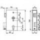 Serrure 140UNIG-40 PZ,E72,VK8,D60,2 tours