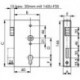 Serrure 140U-40,PZ,E72,VK8,D60,2 tours,brillant