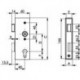 Serrure 141UNIG-30 PZ,E72,VK8,D40,1 tour