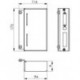 Boite Strike 144ET-30 zum Anschblancen, blank