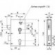 Serrure 140S-60,PZ,E72,VK8,D60,1 tour,brillant