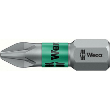 Embout BiTorsion tenace 1/4" DIN3126C6,3 PZ3x25mm Wera 1 PCS