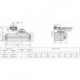 Dorma - Ferme-porte ts 59 - Finition.Argent - Force.EN 3 - Larg. porte m.1,05 -