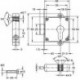 Serrure a mortaiser 40mm PZ (Par 5)