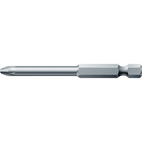Embout semi-dur, pour vis cruciforme 1/4'' PZ, 89 mm de long, Dimensions : PZ 3