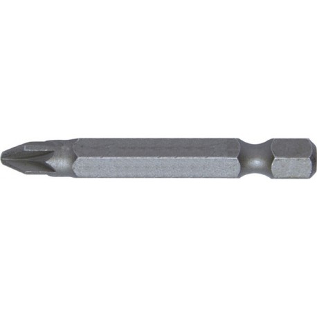 Embout semi-dur, pour vis cruciforme 1/4'' PZ, avec zone de torsion, 50 mm de long, Dimensions : PZ 3