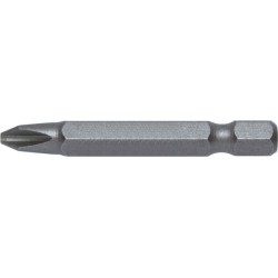 Embout semi-dur, pour vis cruciforme 1/4'' PH, avec zone de torsion, 50 mm de long, Dimensions : PH 1