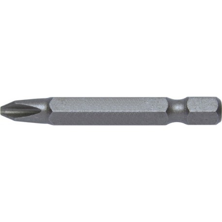 Embout semi-dur, pour vis cruciforme 1/4'' PH, avec zone de torsion, 50 mm de long, Dimensions : PH 1