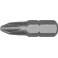 Embout semi-dur, pour vis cruciforme 1/4'' PH, 25 mm de long, Dimensions : PH 3, Long. totale 25 mm